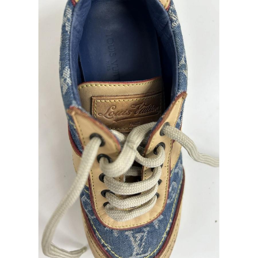 ルイ・ヴィトン LOUIS VUITTON モノグラムデニム キッズスニーカー