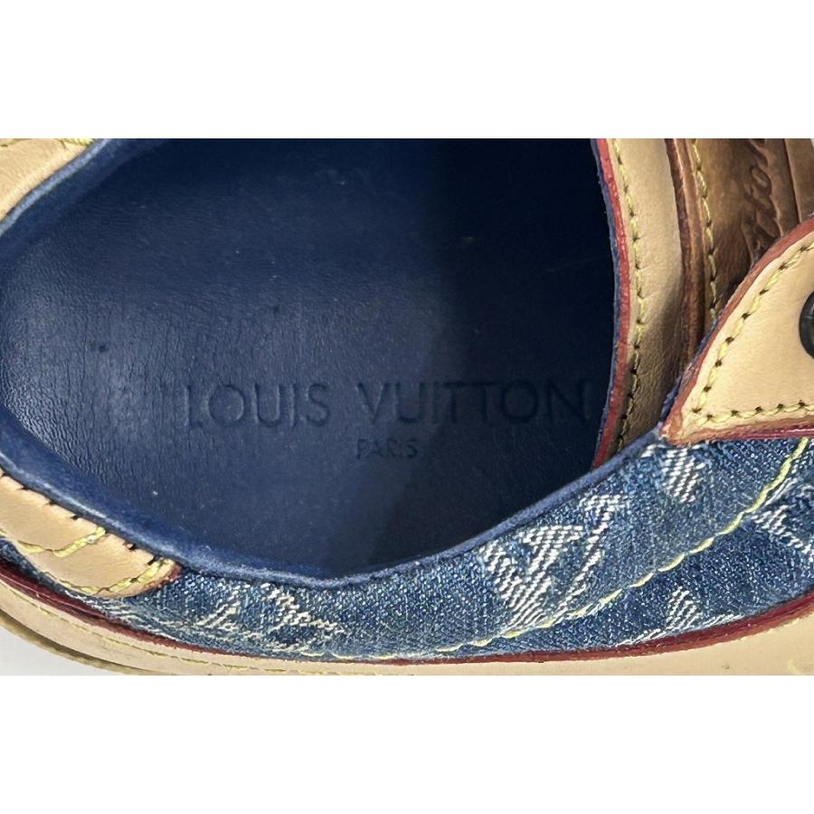 ルイ・ヴィトン LOUIS VUITTON モノグラムデニム キッズスニーカー