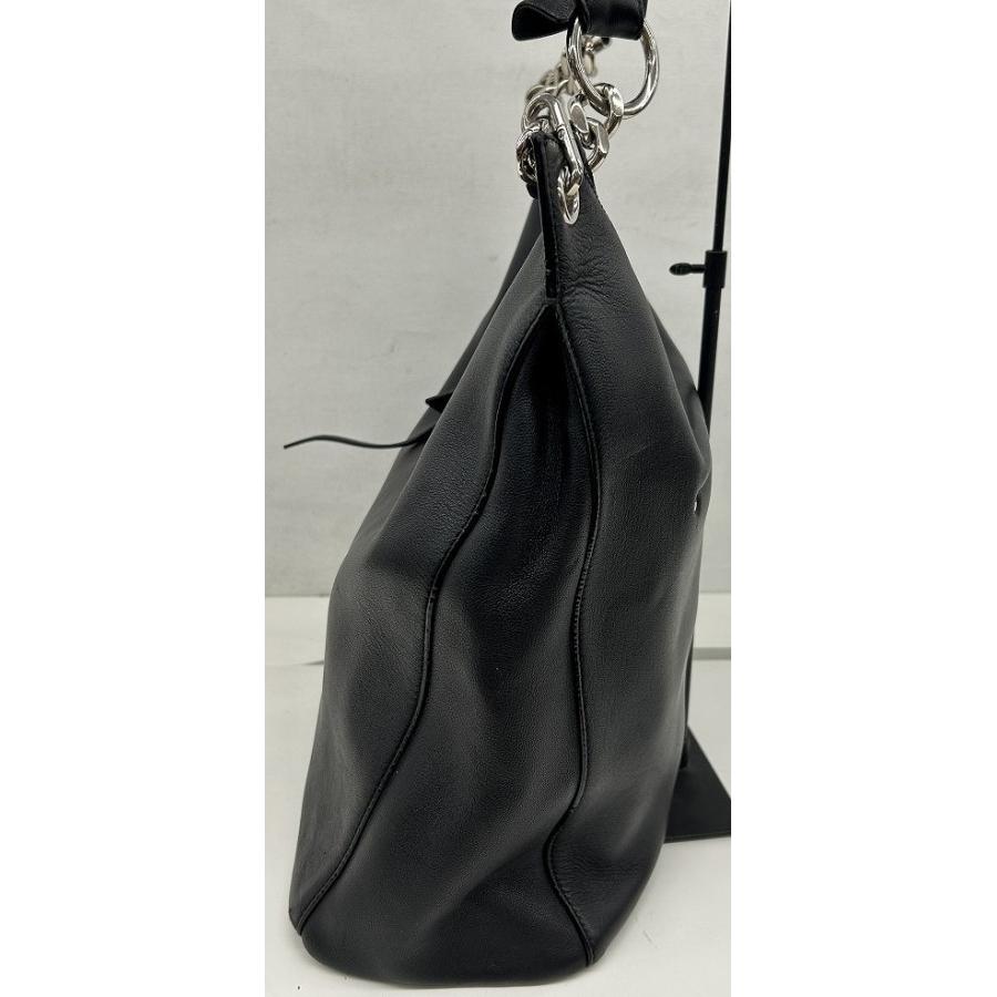 ジミーチュウ JIMMY CHOO RAVEN チェーンショルダーバッグ ブラック 
