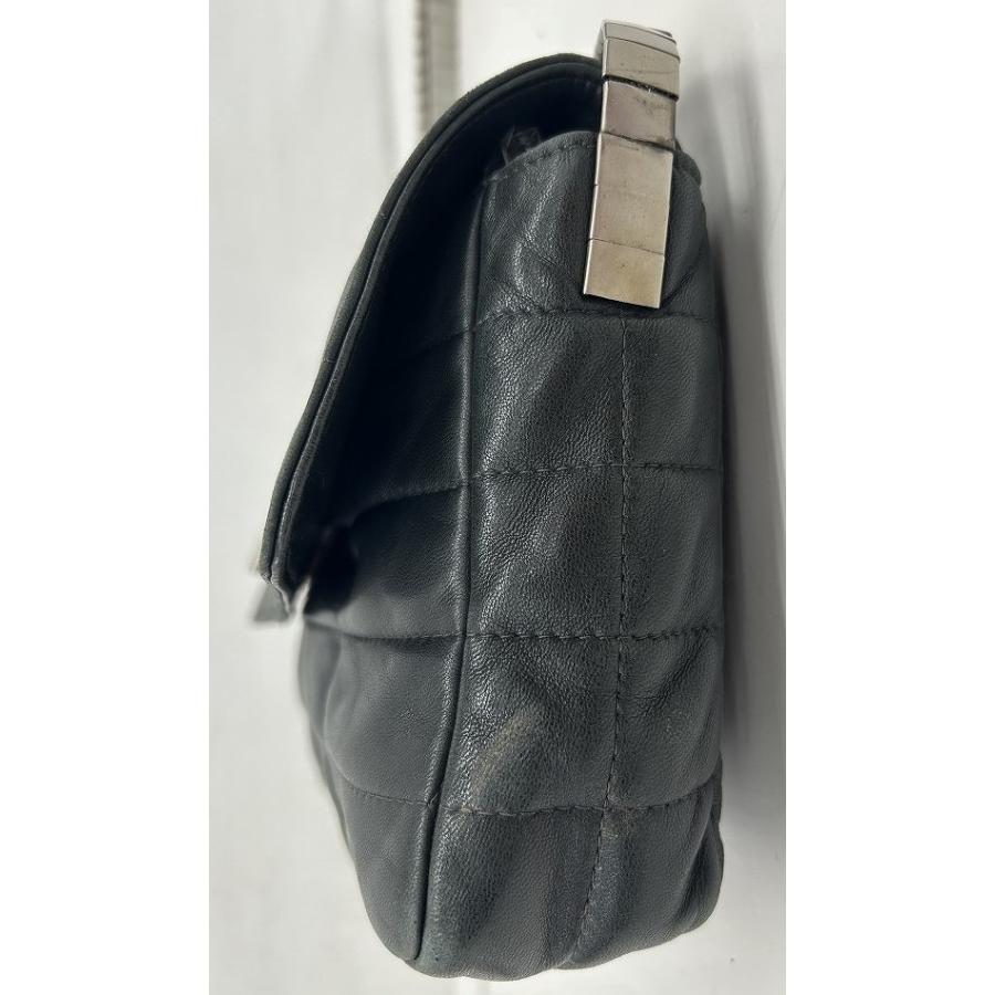 シャネル CHANEL チョコバー ショルダーバッグ ターンロック 蛇骨