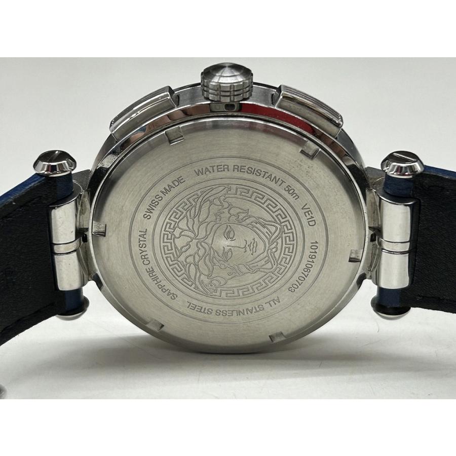 ヴェルサーチ VERSACE アイオン クロノグラフ クォーツ ブルー