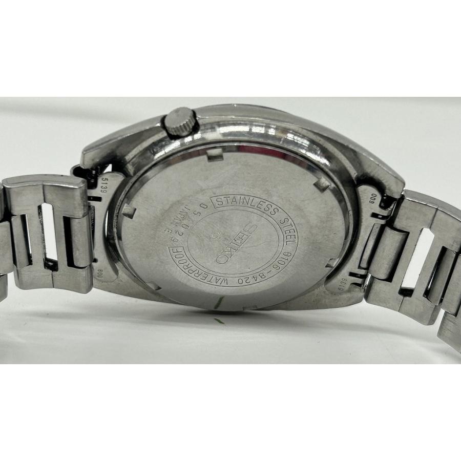 セイコー SEIKO 5アクタス 23石自動巻き 1970年製 シルバー 6106-8420