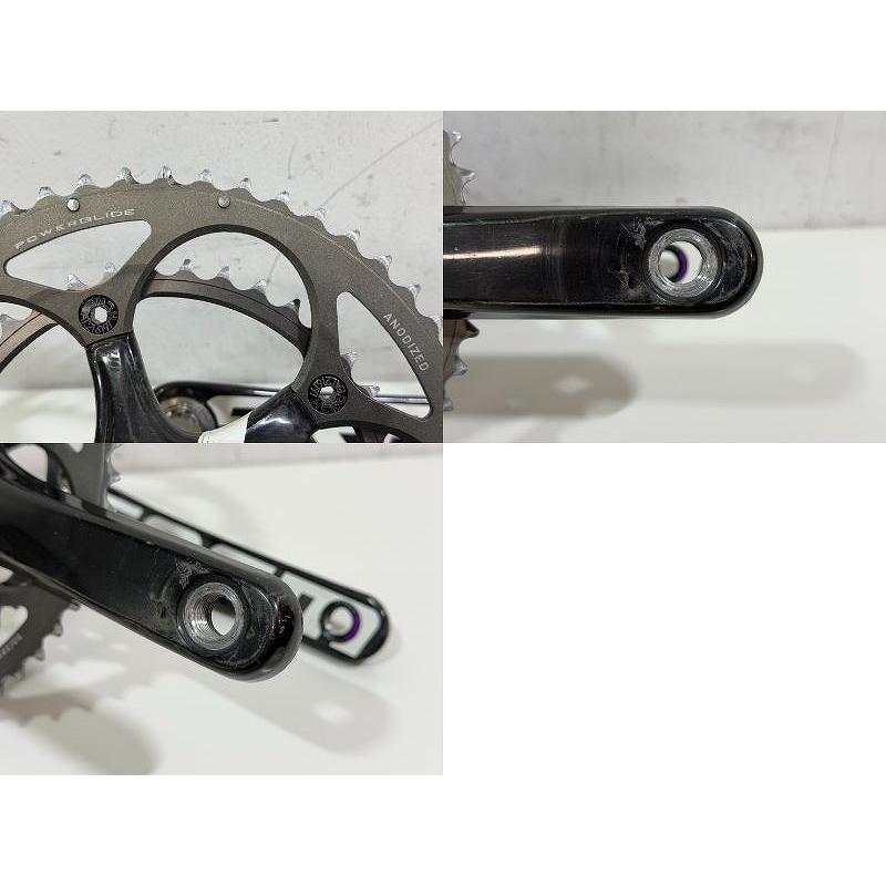 【美品】SRAM Force カーボンクランクセット 52/39T スラム SRAM カーボン クランクセット 170mm 53-39T FORCE 【カウマン