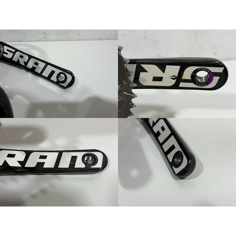 スラム SRAM カーボン クランクセット 170mm 53-39T FORCE 【カウマン