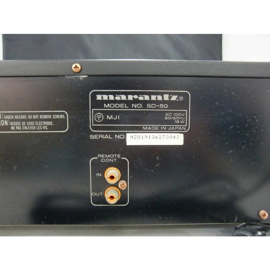 【動作品】marantz SD-50 カセットデッキ マランツ マランツ marantz 【ジャンク】カセットデッキ SD-50 : ワットマン