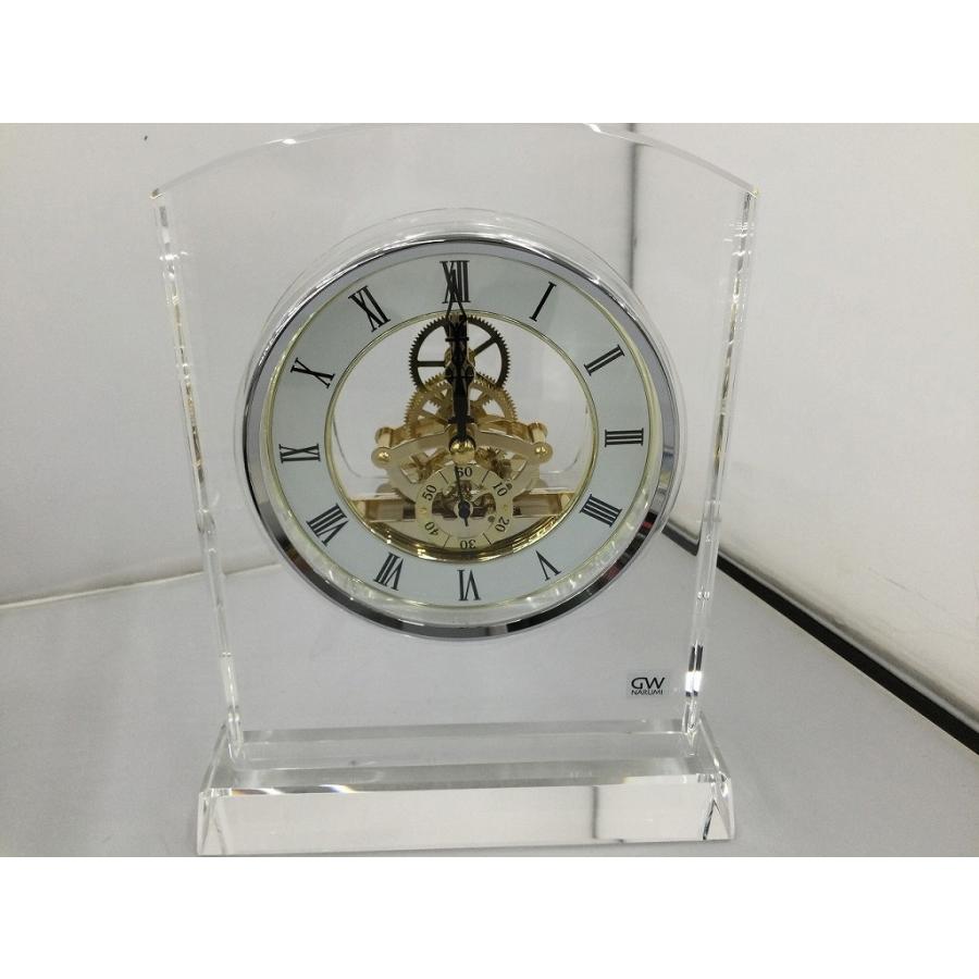 グラスワークス ナルミ GLASS WORKS NARUMI スケルトンクロック