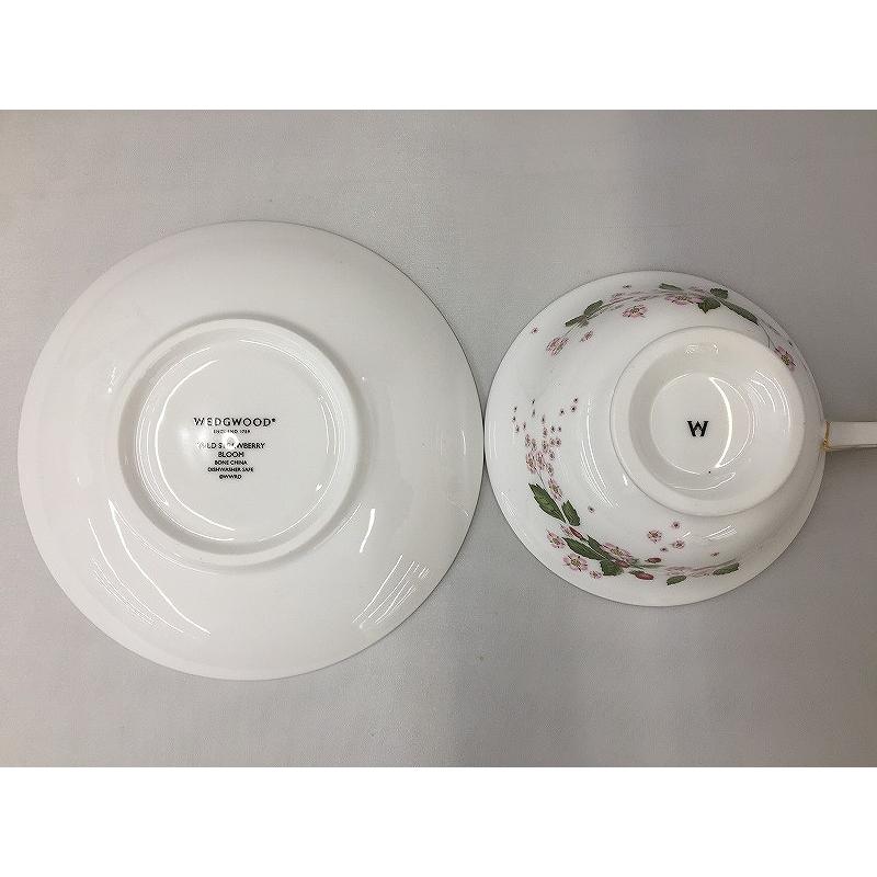 ウェッジウッド WEDGWOOD ワイルドストロベリーブルーム カップ＆ソーサーペアの画像