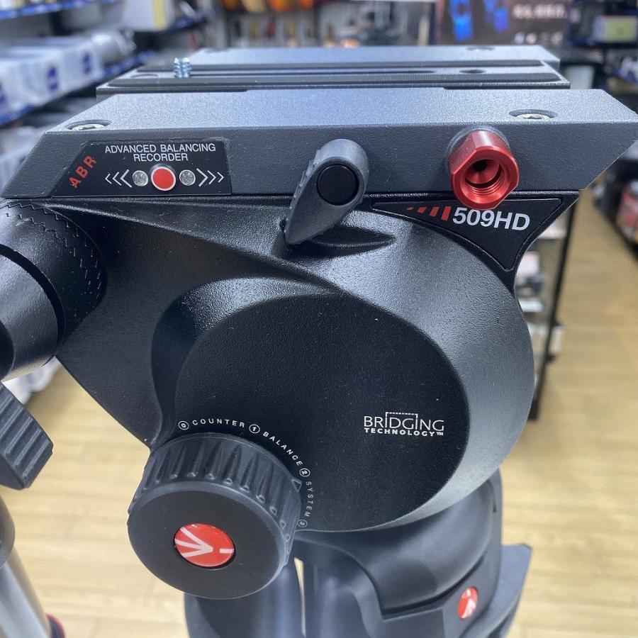 マンフロット Manfrotto ビデオ雲台 ビデオ三脚 セット 509HD
