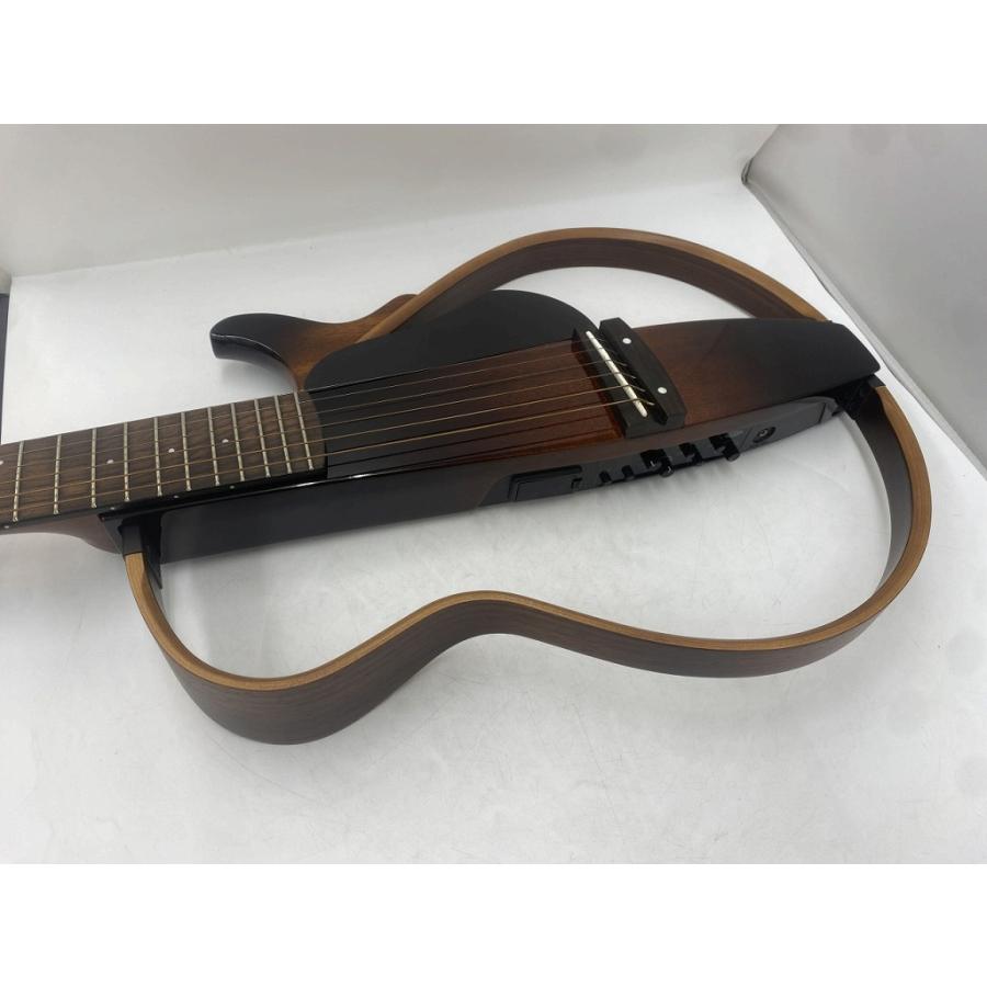ヤマハ YAMAHA サイレントギター SLG200S/TBS アダプター付きの画像