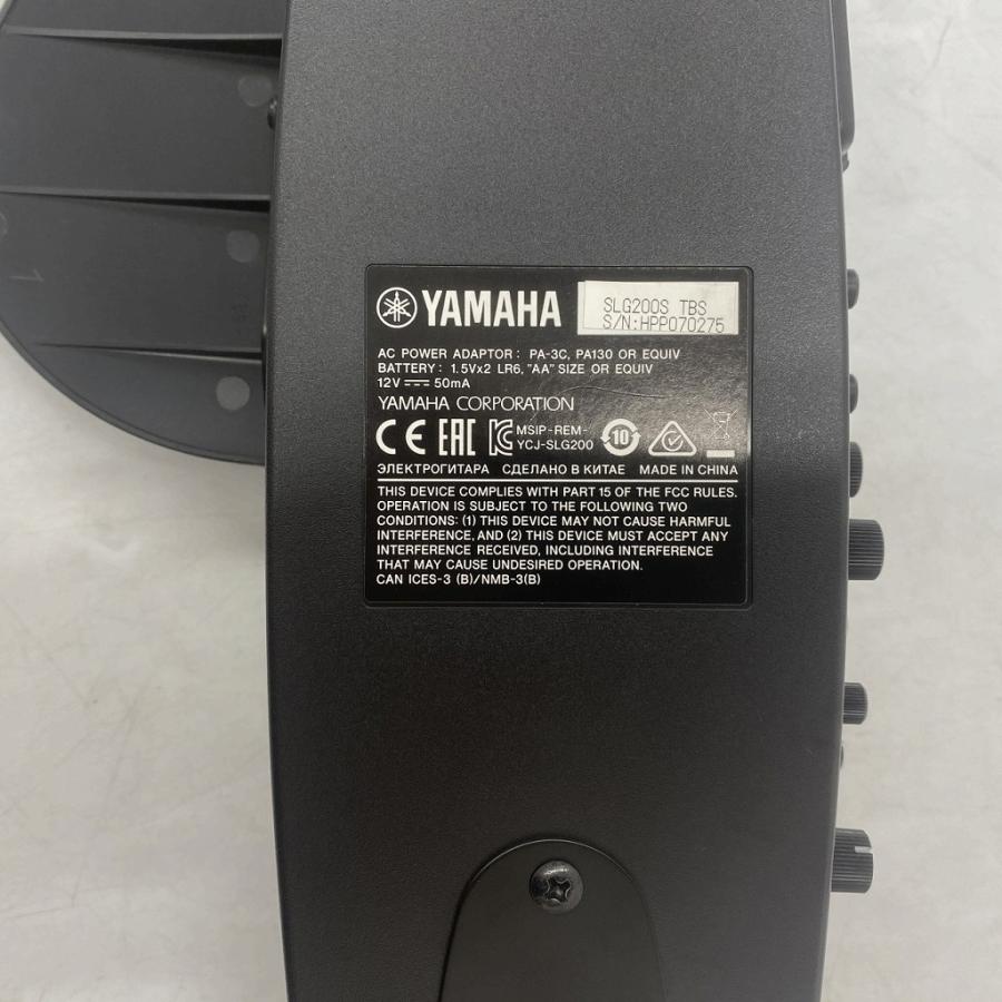 ヤマハ YAMAHA サイレントギター SLG200S/TBS アダプター付きの画像