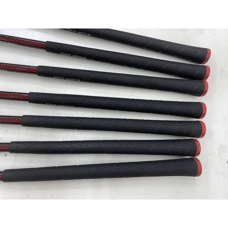ウィルソン willson 5〜9in,Aw,Pw staff NC6 アイアンセット7本