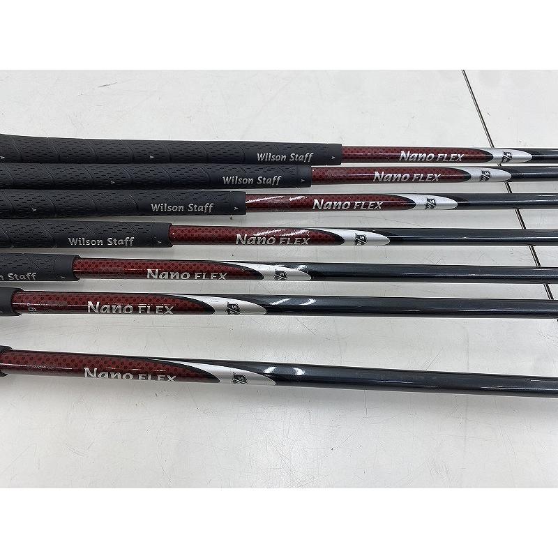 ウィルソン willson 5〜9in,Aw,Pw staff NC6 アイアンセット7本