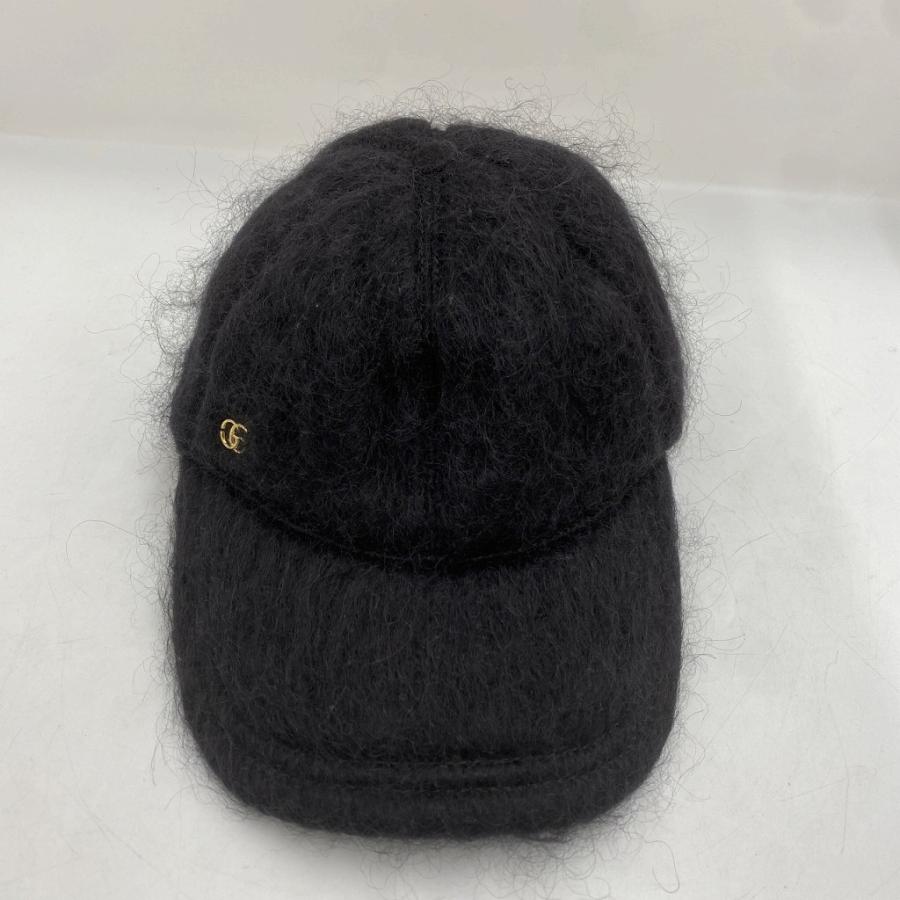 グッチ GUCCI ダブルG ベースボールキャップ モヘア サイズXS 55cm