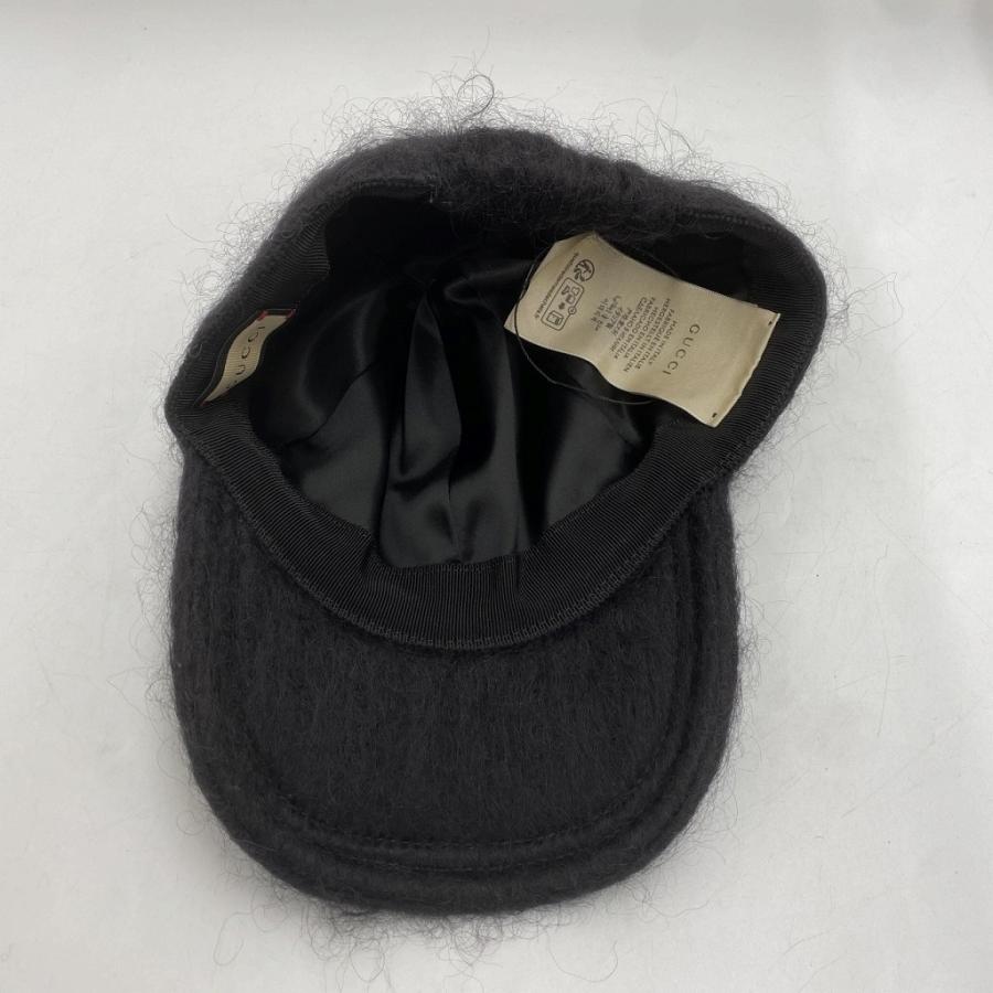 グッチ GUCCI ダブルG ベースボールキャップ モヘア サイズXS 55cm