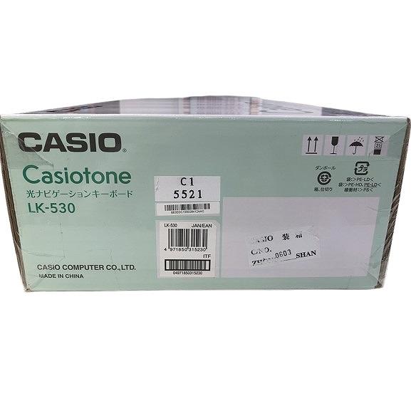 未使用】 カシオ CASIO 光ナビゲーションキーボード ホワイト LK-530
