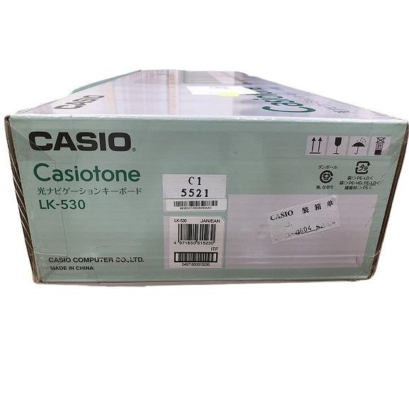 未使用】 カシオ CASIO 光ナビゲーションキーボード ホワイト LK-530
