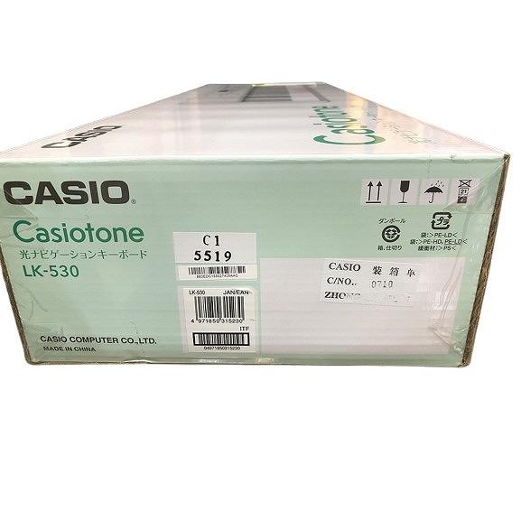 未使用】 カシオ CASIO 光ナビゲーションキーボード ホワイト LK-530