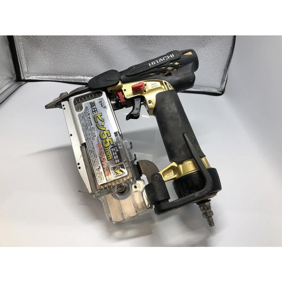 ヒタチ HITACHI 55mm高圧ピン釘打ち機 NP55HM : ワットマン