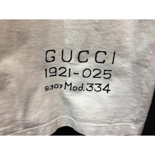 グッチ GUCCI 1921-025 Tシャツ 生成色 夏 シンプル : ワットマン