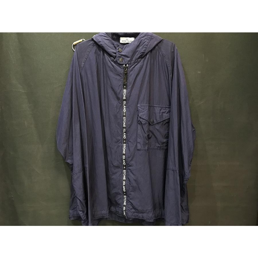 ストーンアイランド ネイビーコットンナイロンジャケット L ストーンアイランド STONE ISLAND ナイロンジャケット ネイビー 薄手