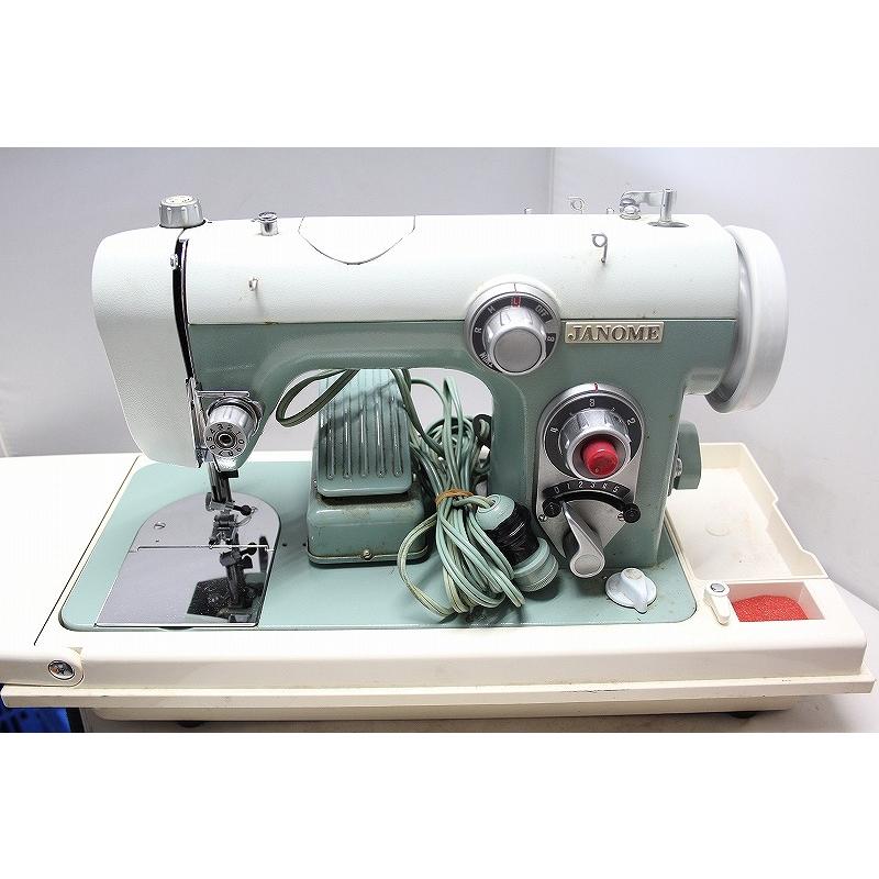 ジャノメ JANOME ミシン フットペダル付き レトロミシン 71-246 ジャノメ JANOME ミシン フットペダル付き レトロミシン 71-246