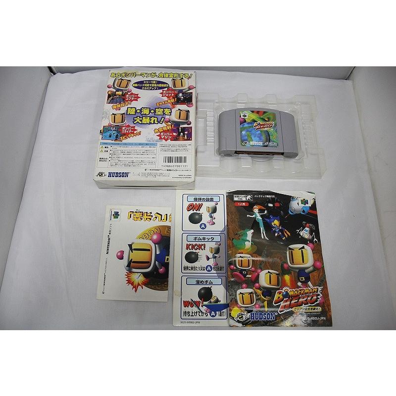 ハドソン HUDSON Nintendo64ソフト[ボンバーマンヒーロー ハドソン HUDSON Nintendo64ソフト[ボンバーマンヒーロー