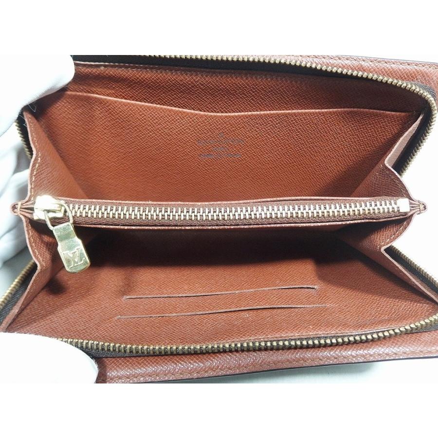 ルイヴィトン ダミエ ジッピーウォレット ポルトモネジップ 長財布 財布 茶色 ルイヴィトン LOUIS VUITTON ポルト・モネ・ジップ 長財布 茶色 M61727