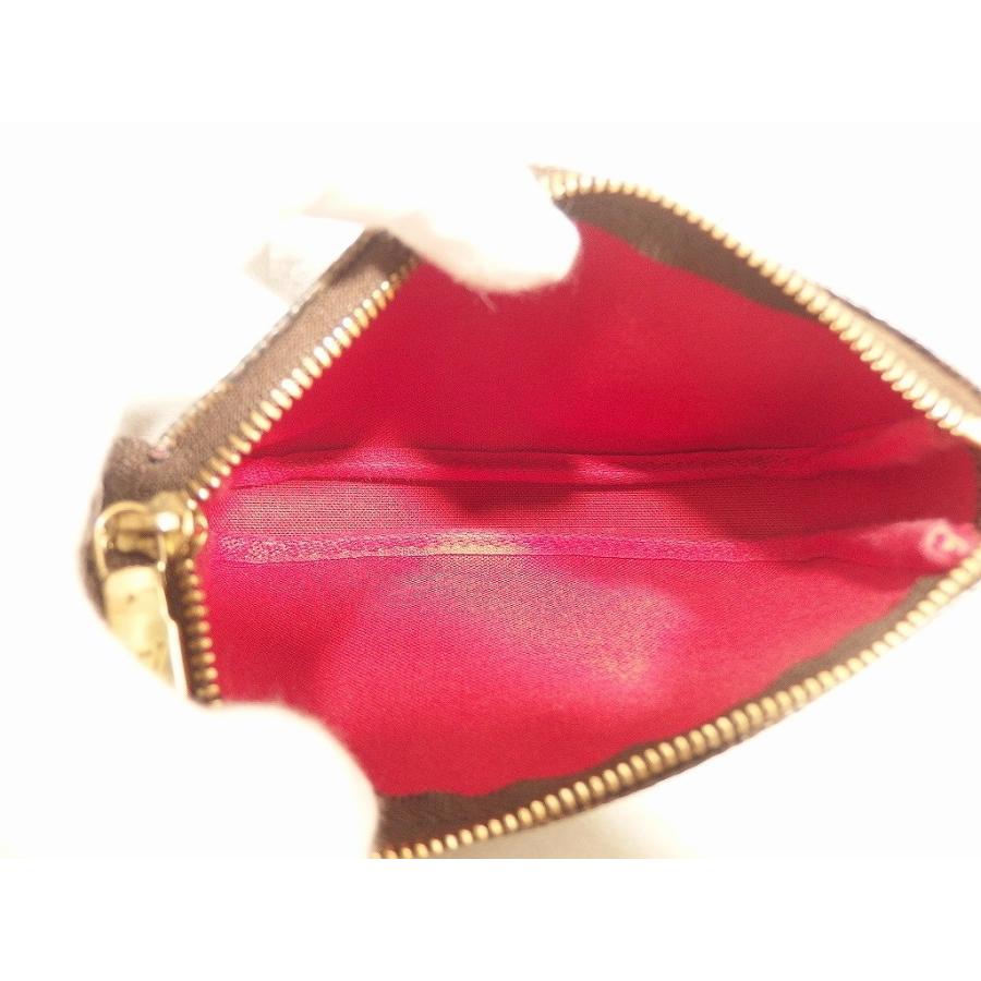 ルイヴィトン LOUIS VUITTON ミニ・ポシェット アクセソワール 茶色