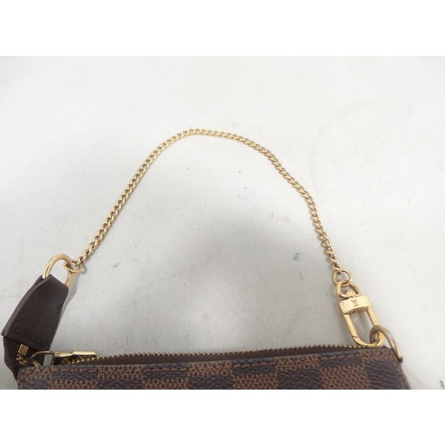 ルイヴィトン LOUIS VUITTON ミニ・ポシェット アクセソワール 茶色