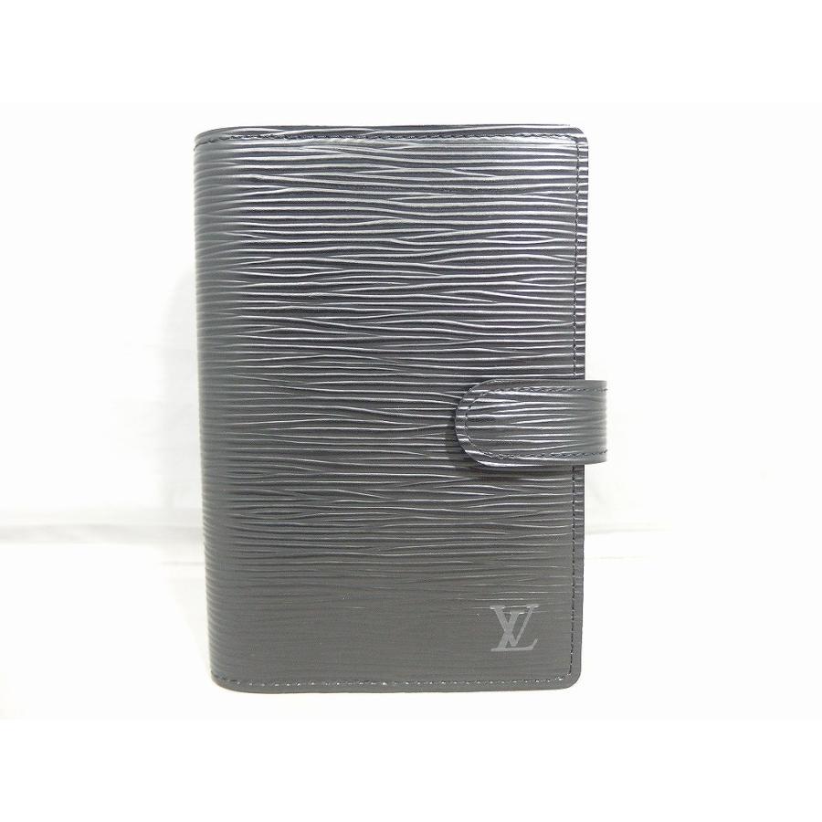 LOUIS VUITTON アジェンダ エピ黒　スケジュール帳カバー 中古・古着通販】LOUIS VUITTON (ルイ ヴィトン) 手帳カバー/エピ