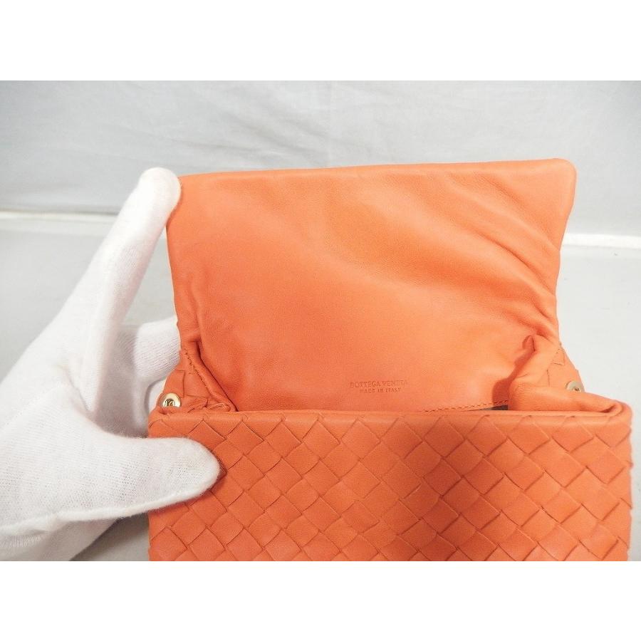 ボッテガヴェネタ BOTTEGA VENETA イントレチャート フラップポーチ