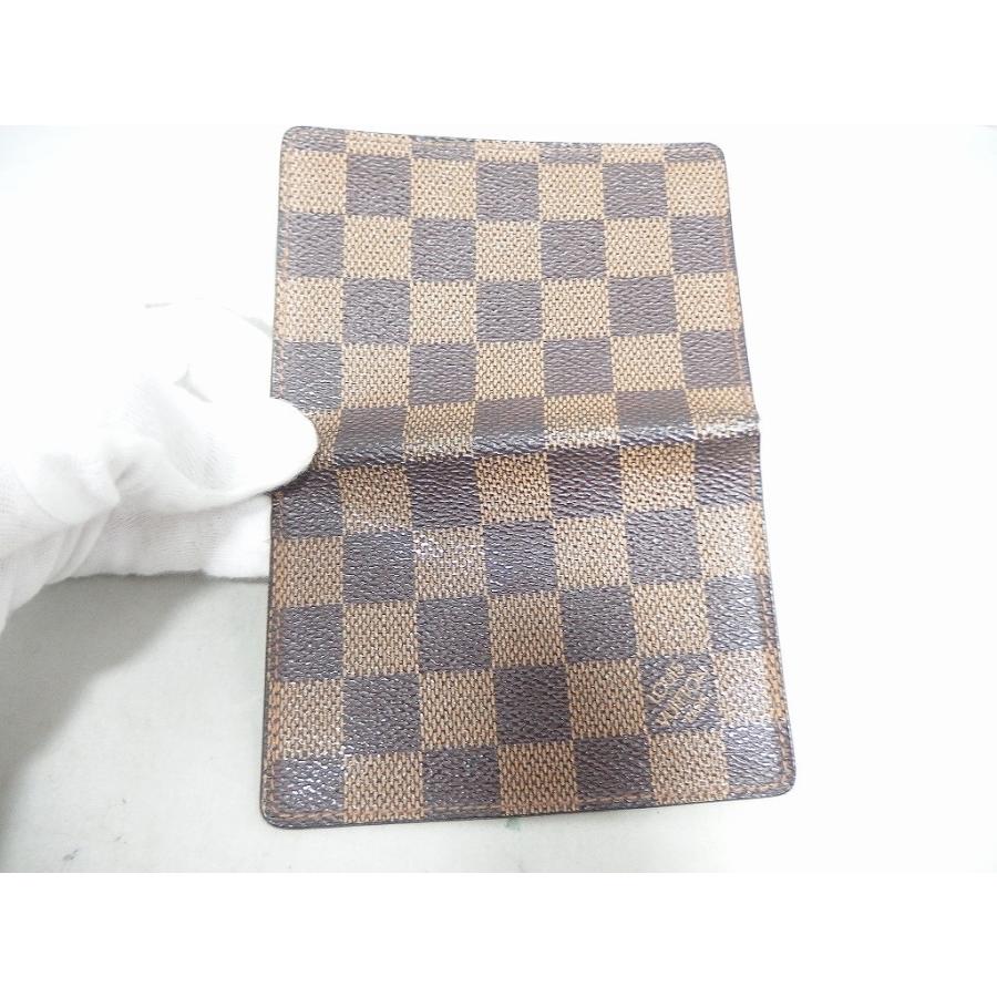 LOUIS VUITTON / カードケース/レザー/BRW/総柄/レディース/N60533/ポルトドゥカルト ルイヴィトン LOUIS VUITTON ポルト2カルト・ヴェルティカル カード