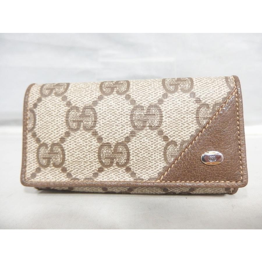 新品未使用✨ グッチ GUCCI 6連キーケース ggキャンバス ブラウン 茶色 グッチ GUCCI 6連キーケース 茶色（GGキャンバス） : ワットマン Yahoo