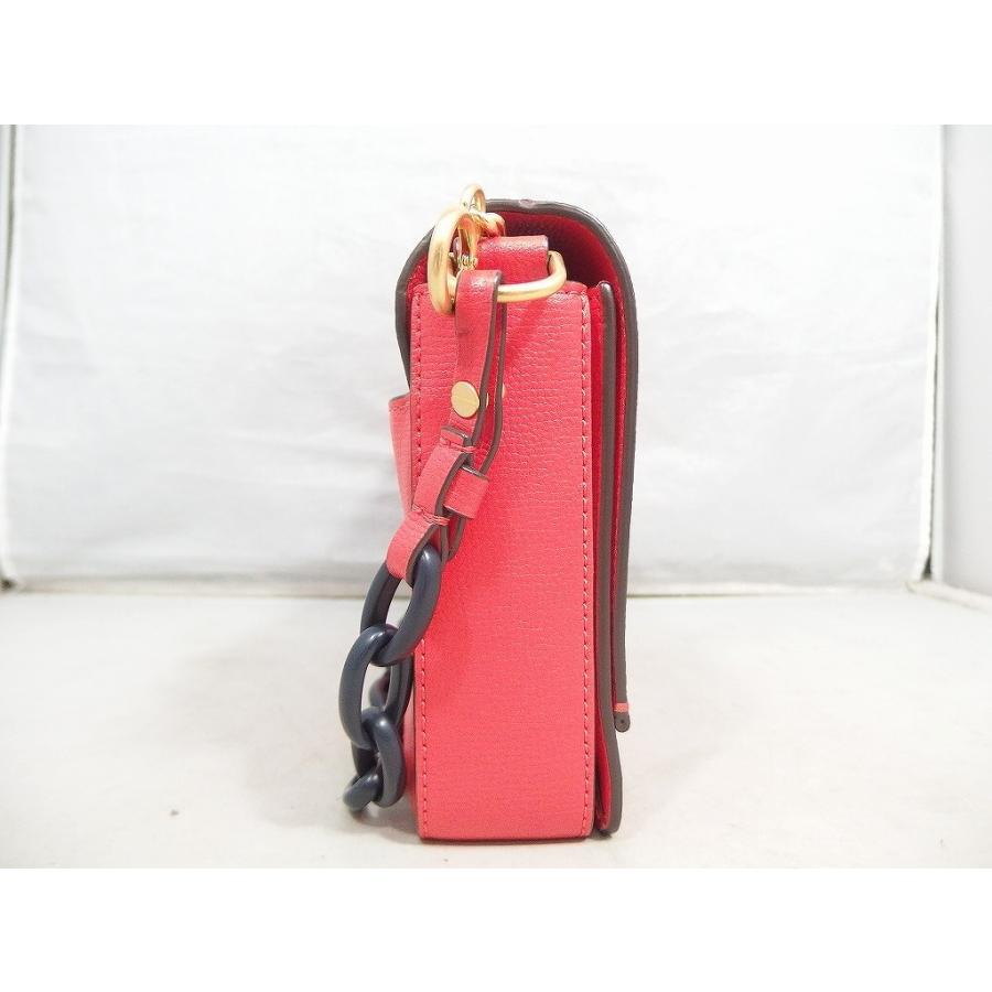 トリーバーチ TORY BURCH キラ ショルダーバッグ 赤（レザー） 45155