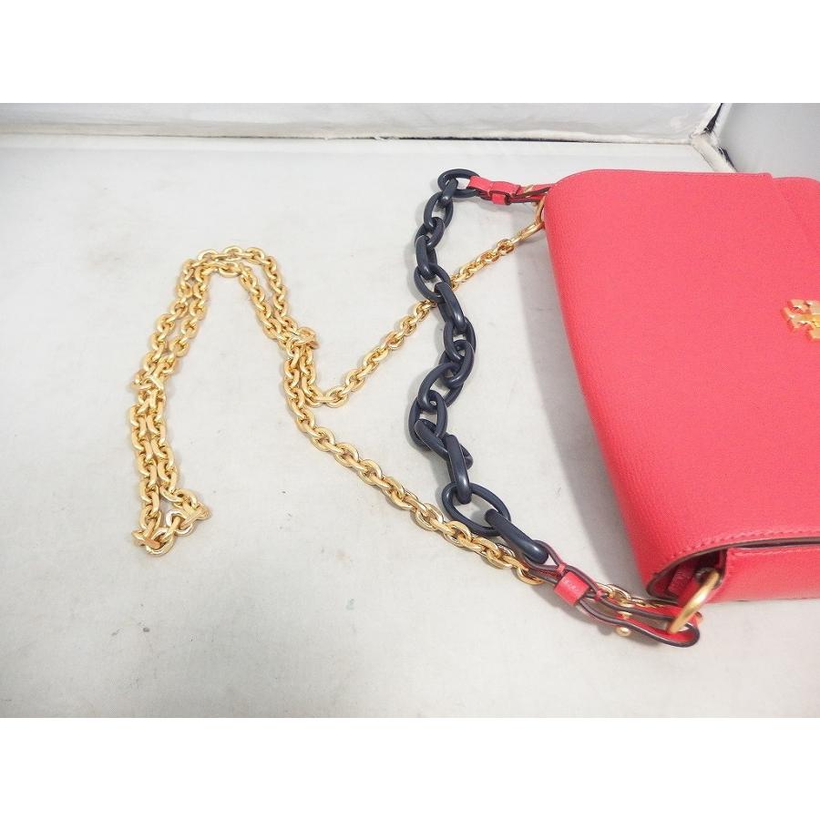 トリーバーチ TORY BURCH キラ ショルダーバッグ 赤（レザー） 45155