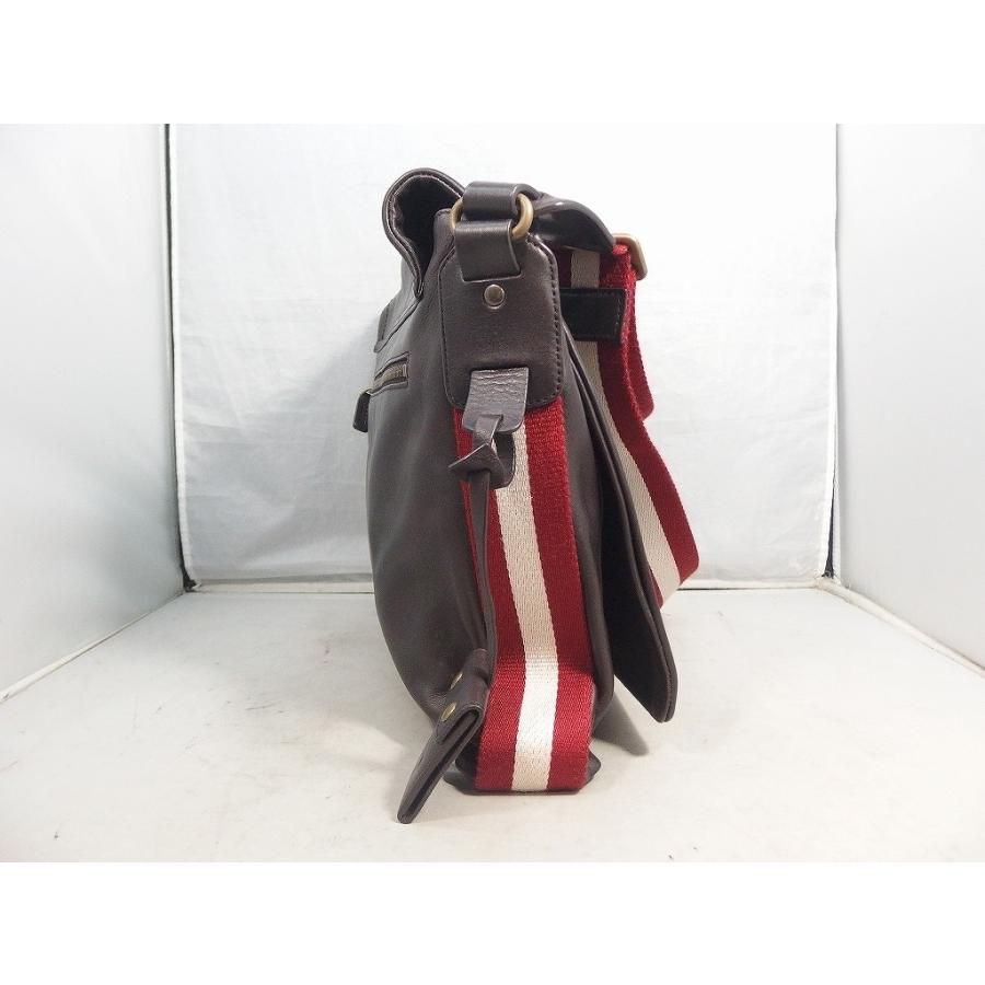 バリー BALLY ショルダーバッグ メッセンジャーバッグ 茶色
