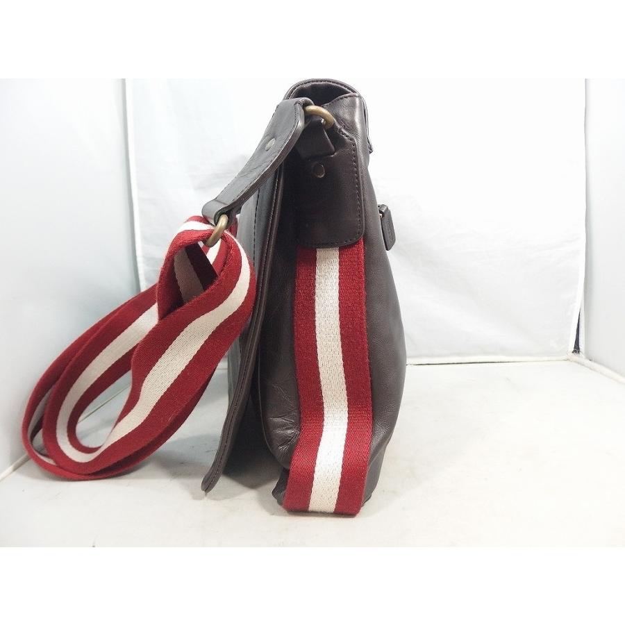 バリー BALLY ショルダーバッグ メッセンジャーバッグ 茶色
