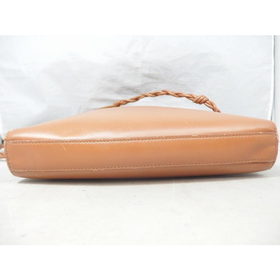 JILL SANDER ショルダーバッグ 難あり品 茶色_4