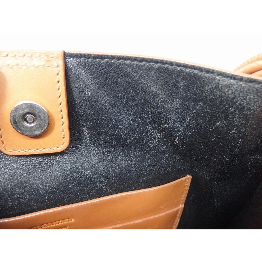 JILL SANDER ショルダーバッグ 難あり品 茶色_7
