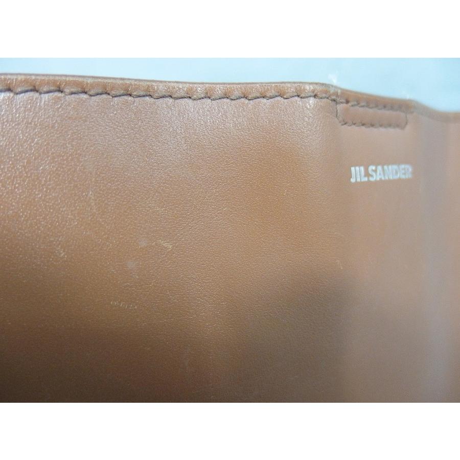JILL SANDER ショルダーバッグ 難あり品 茶色_8