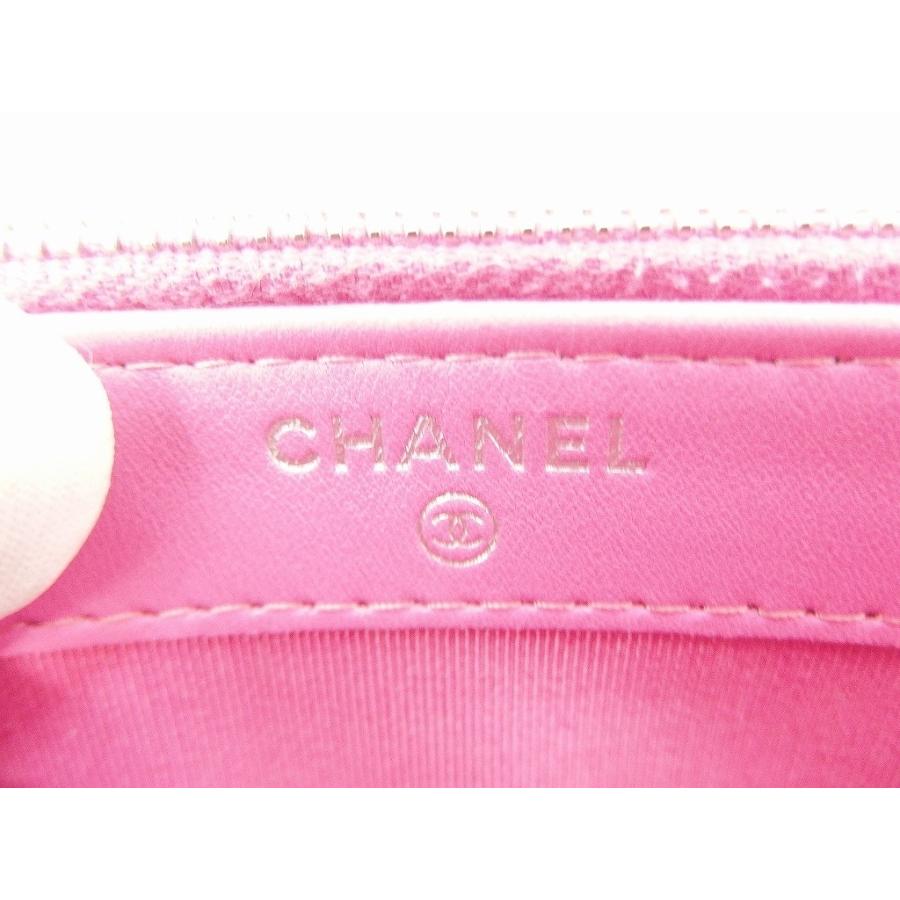 シャネル CHANEL マトラッセチェーン付き長財布 ピンク A82527の画像