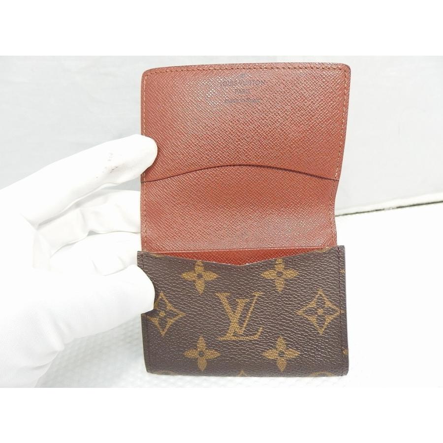 ルイヴィトン LOUIS VUITTON アンヴェロップ・カルト ドゥ ヴィジット カードケース/名刺入れ 茶色（モノグラム） M62920_5