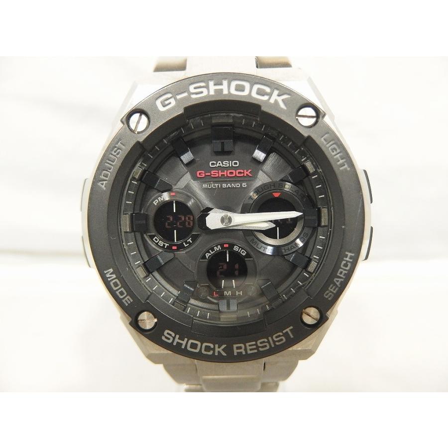 時計 G-SHOCK GST-W100D-1A4JF 楽天市場】CASIO カシオ/G-SHOCK G-STEEL電波ソーラー/GST-W100D