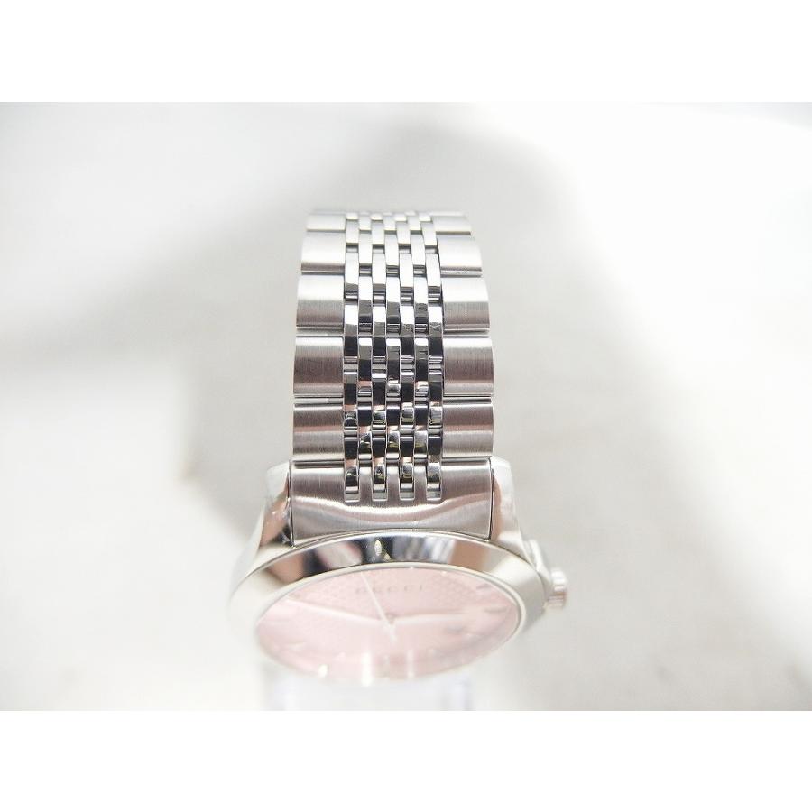 GUCCI クォーツ腕時計 シルバー/ピンク グッチ GUCCI Gタイムレス クオーツ腕時計 ピンク(文字盤)・銀