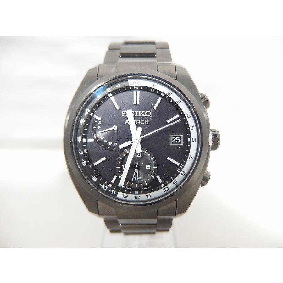 セイコー SEIKO ASTRON 電波ソーラー/アナログ腕時計 黒 SBXY019