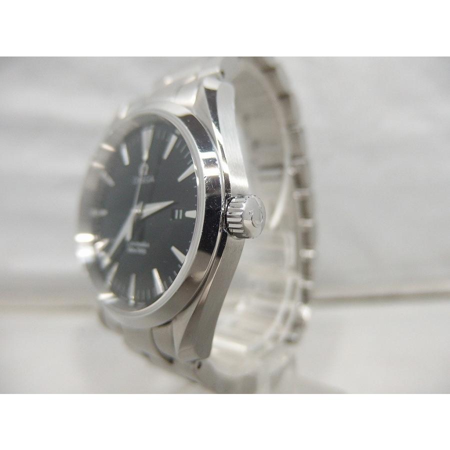 オメガ OMEGA Seamaster AQUA Terra クオーツ腕時計 黒（ケース）・銀