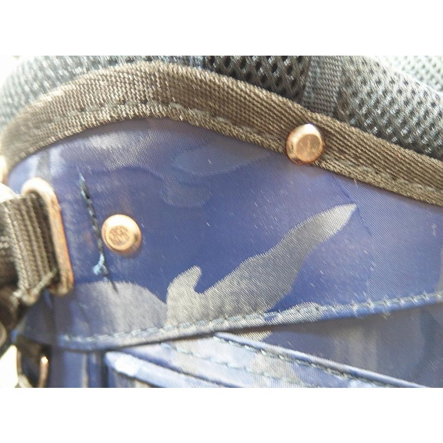 希少 le coq sportif キャディバッグ グレー／ブルー 9型 6分割 希少