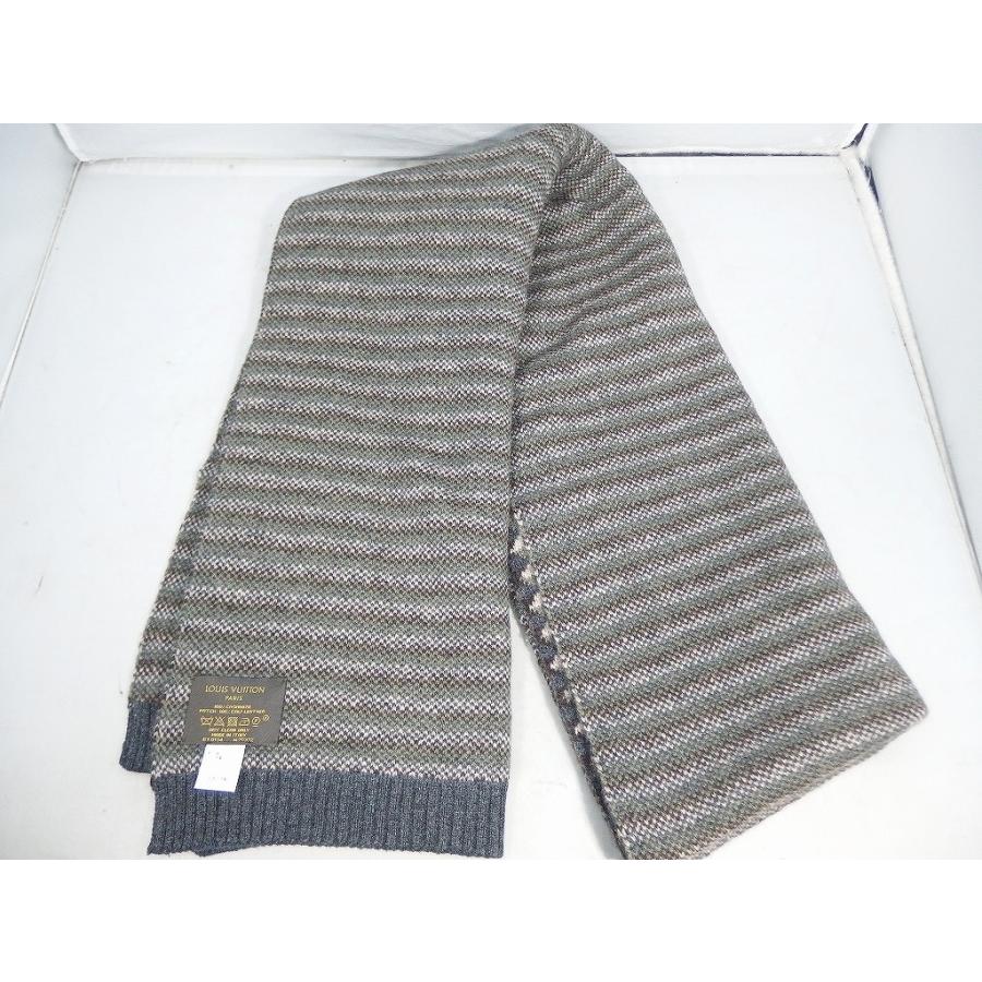 ルイヴィトン LOUIS VUITTON マフラー 緑・茶等 M75372 : ワットマン