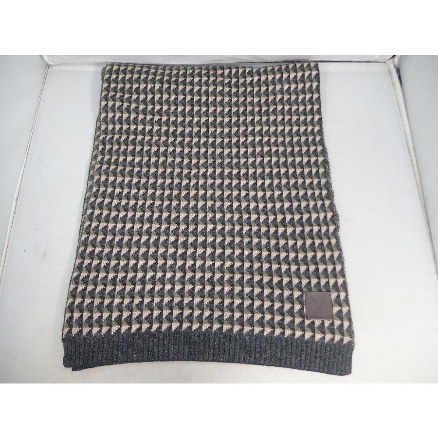 ルイヴィトン LOUIS VUITTON マフラー 緑・茶等 M75372 : ワットマン