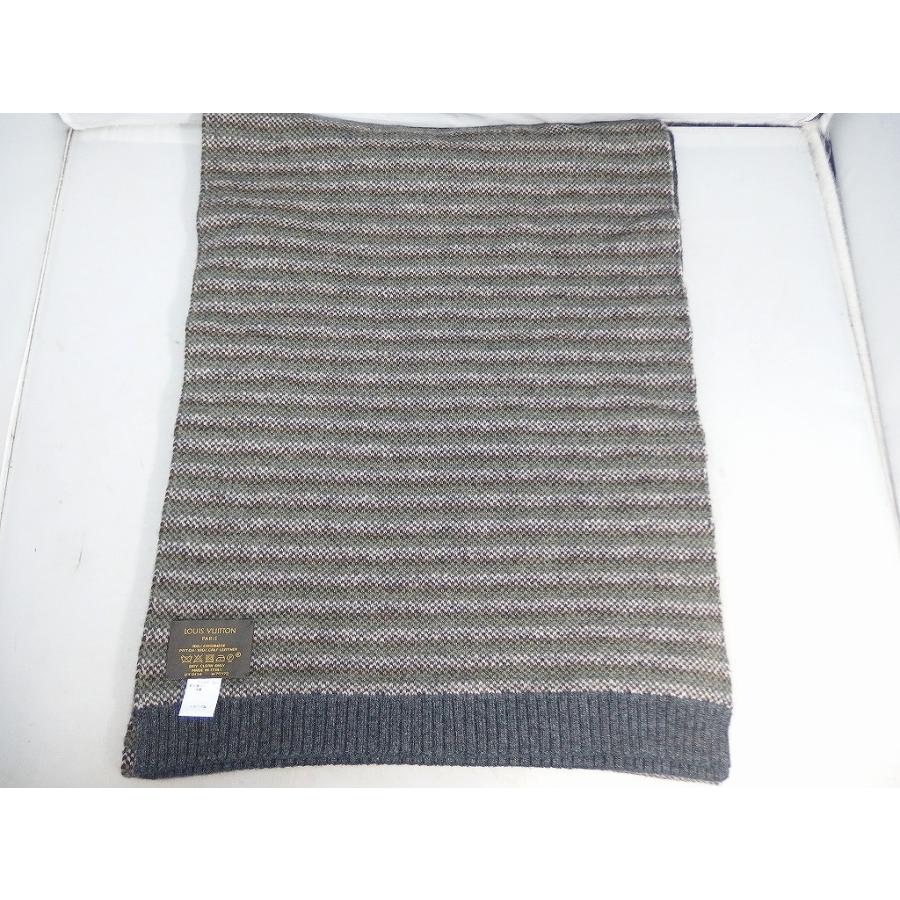 ルイヴィトン LOUIS VUITTON マフラー 緑・茶等 M75372 : ワットマン